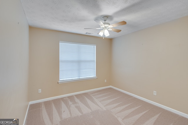 3024 Big Tree Rd, Gainesville, GA 30501 - carpeted empty room featuring a ceiling fan, baseboards, and a textured ceiling