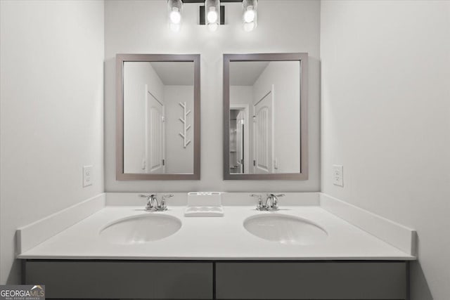 372 Garnet Dr, Acworth, GA 30101 - bathroom featuring double vanity