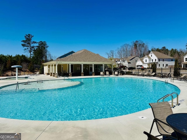 372 Garnet Dr, Acworth, GA 30101 - community pool featuring fence and a patio