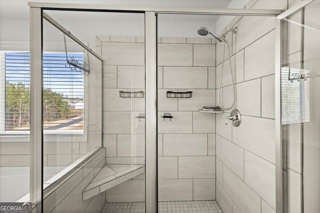 372 Garnet Dr, Acworth, GA 30101 - bathroom with a stall shower