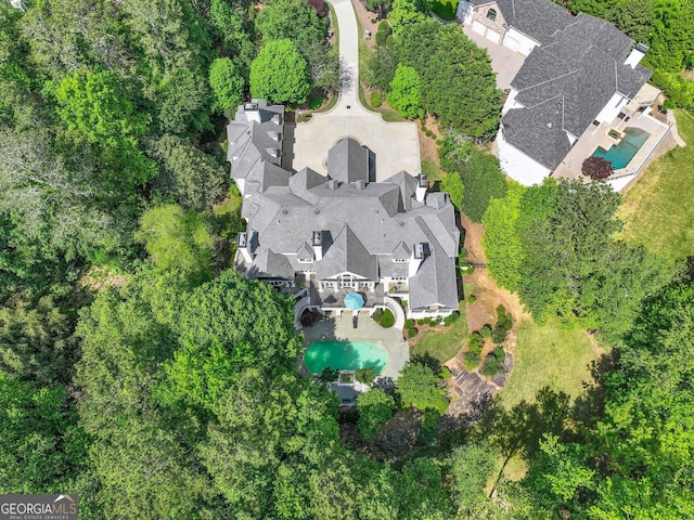 drone / aerial view