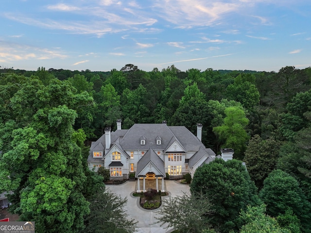 510 Covington Cv, Alpharetta, GA 30022 - view of subject property featuring a forest