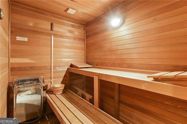 view of sauna / steam room