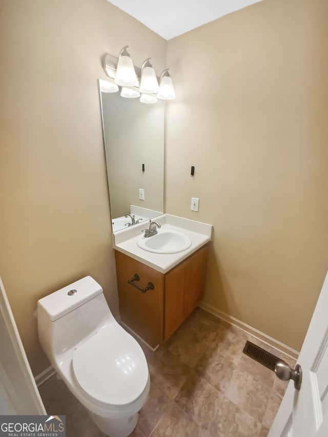 10 Jasmine Ln SW, Euharlee, GA 30120 - half bathroom with vanity and toilet