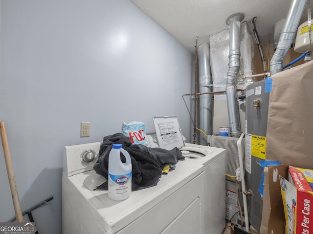 clothes washing area with laundry area and independent washer and dryer