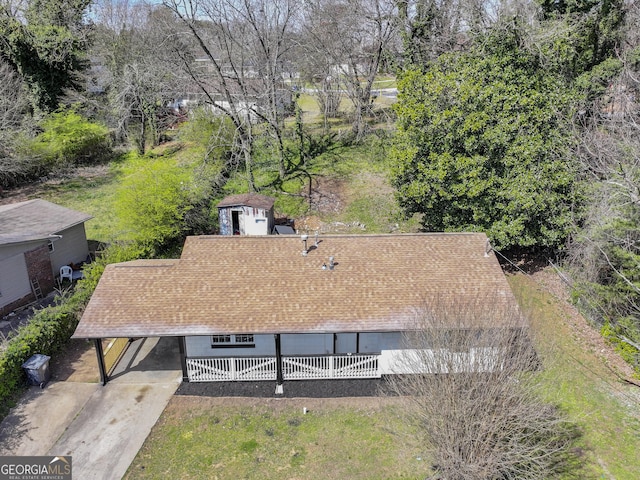 aerial view