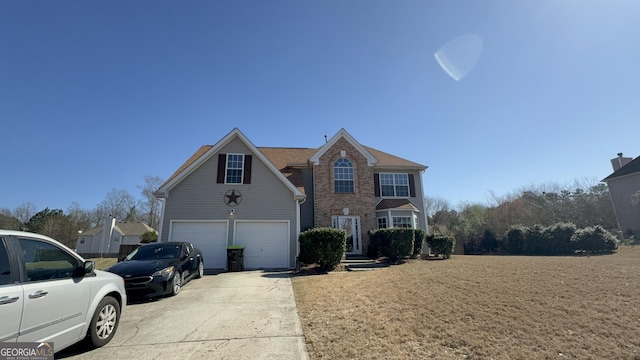 12152 Dominion Dr, Hampton, GA 30228 - traditional-style home featuring driveway and an attached garage
