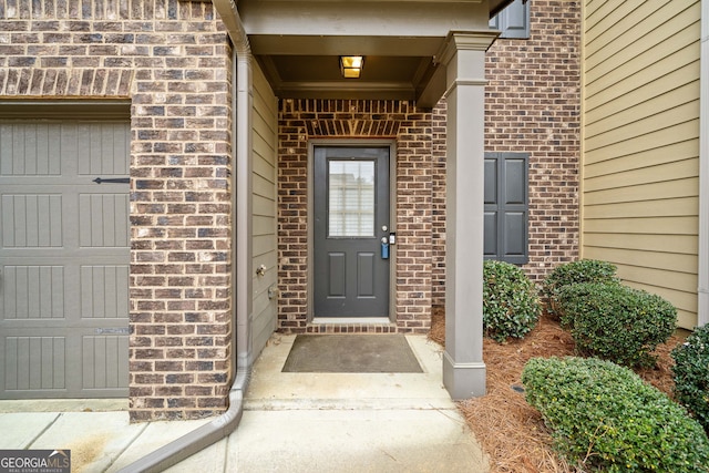 249 Madison Ave, Acworth, GA 30102 - doorway to property with brick siding