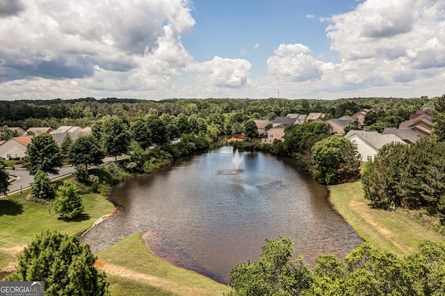 249 Madison Ave, Acworth, GA 30102 - aerial view featuring a residential view and a water view