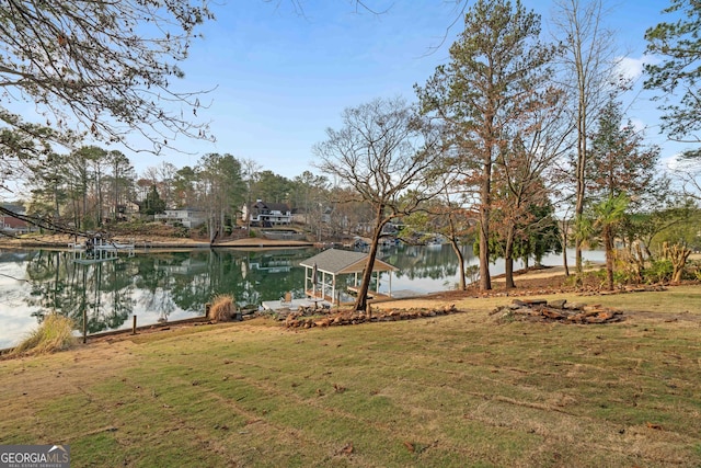 1190 Plantation Dr, Villa Rica, GA 30180 - view of yard featuring a water view