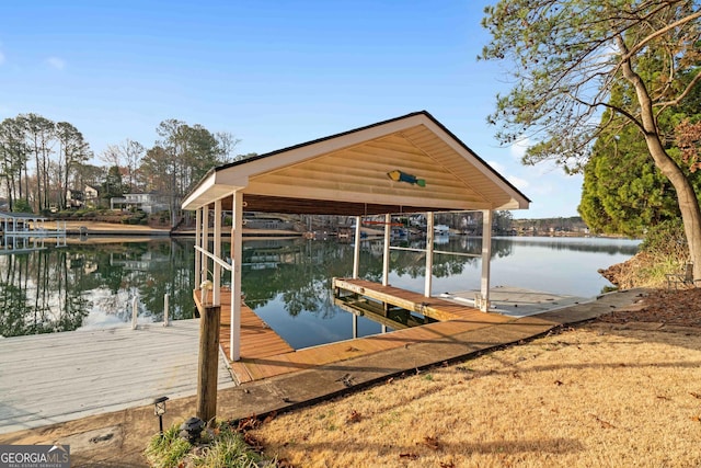 1190 Plantation Dr, Villa Rica, GA 30180 - dock area with a water view