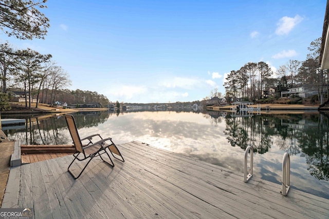 1190 Plantation Dr, Villa Rica, GA 30180 - view of dock featuring a water view