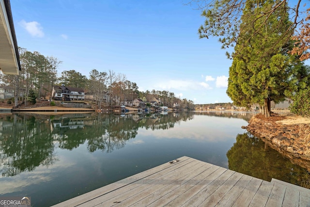 1190 Plantation Dr, Villa Rica, GA 30180 - view of dock with a water view