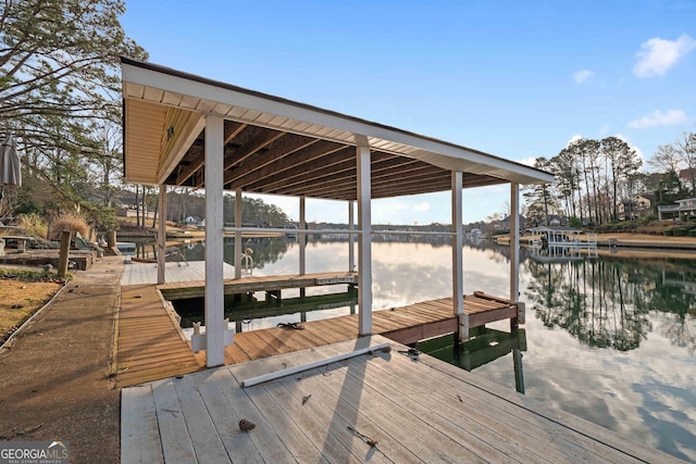 1190 Plantation Dr, Villa Rica, GA 30180 - dock area with a water view