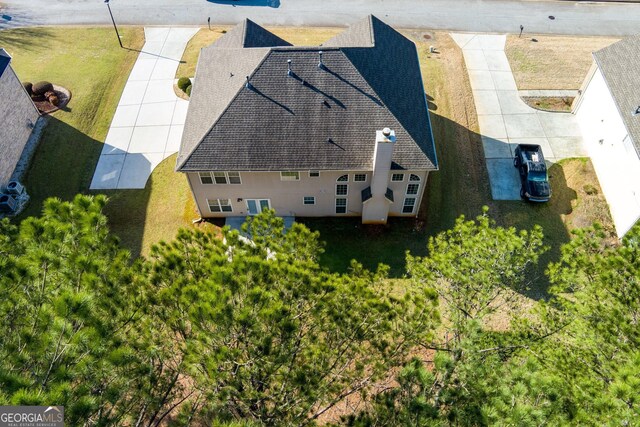 drone / aerial view