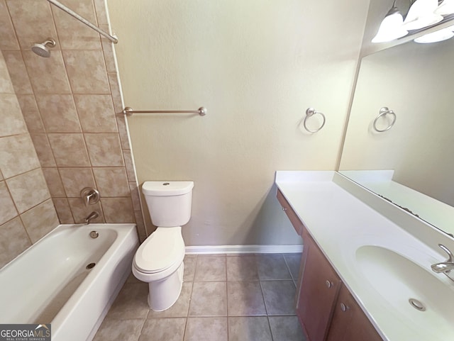 165 N River Dr Unit G, Sandy Springs, GA 30350 - full bathroom featuring vanity, tile patterned floors, and shower / washtub combination