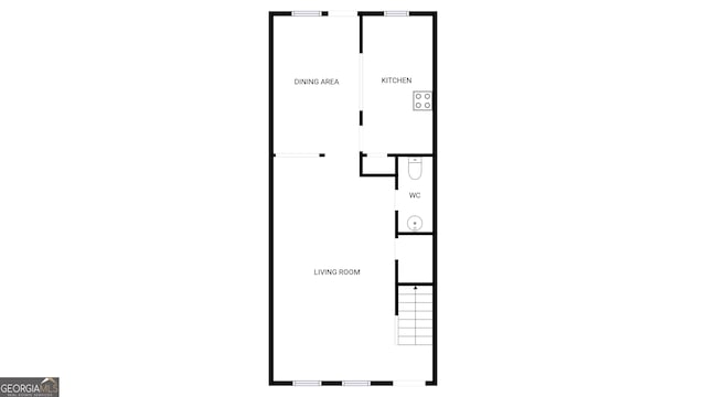 165 N River Dr Unit G, Sandy Springs, GA 30350 - view of home floor plan