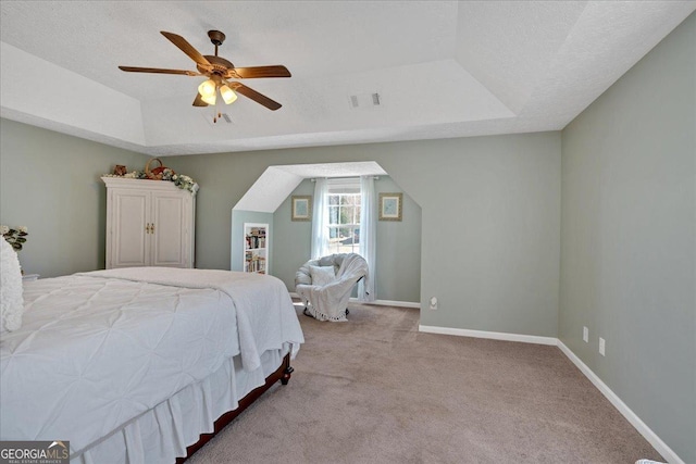 81 Summer Creek Dr, Dallas, GA 30157 - bedroom featuring baseboards, a raised ceiling, carpet floors, and visible vents