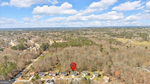 81 Summer Creek Dr, Dallas, GA 30157 - bird's eye view featuring a wooded view