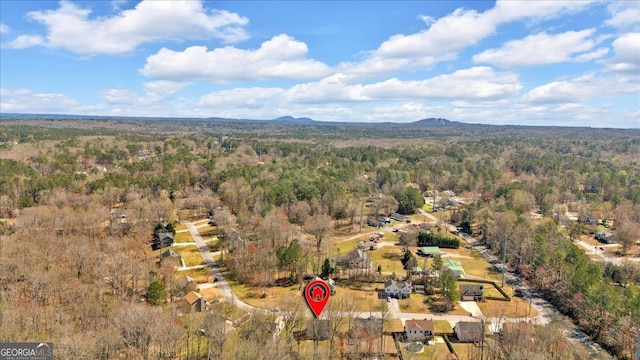 81 Summer Creek Dr, Dallas, GA 30157 - drone / aerial view with a mountain view and a view of trees