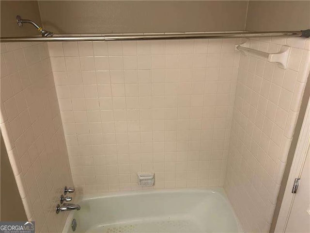 full bath with washtub / shower combination