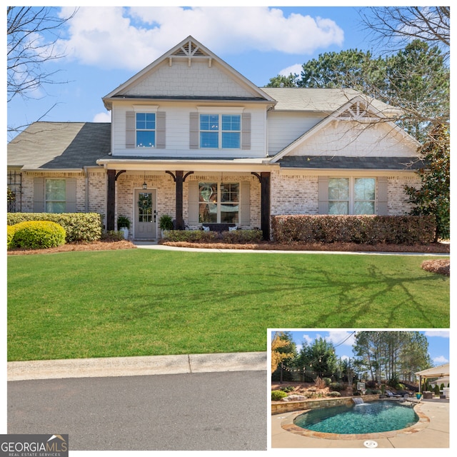 9085 Maple Run Trl, Gainesville, GA 30506 - view of swimming pool with a fenced in pool, a patio area, and fence