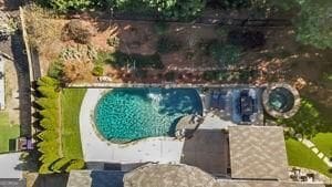 view of pool