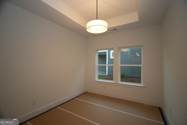 2044 Ripple Park Bnd, Canton, GA 30114 - unfurnished room with a raised ceiling and baseboards
