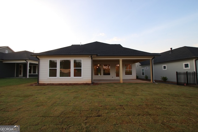 2044 Ripple Park Bnd, Canton, GA 30114 - rear view of property with a patio