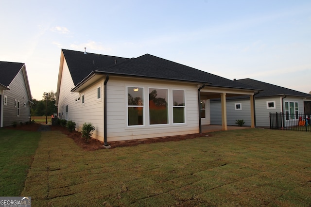 2044 Ripple Park Bnd, Canton, GA 30114 - rear view of property with a patio and a shingled roof