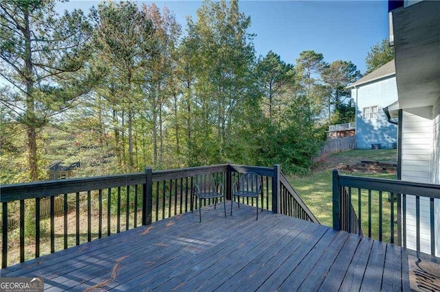 77 Hunters Grn, Dallas, GA 30157 - view of deck