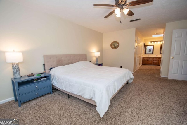 207 Lakeshore Way, Lagrange, GA 30240 - carpeted bedroom featuring baseboards and ensuite bathroom