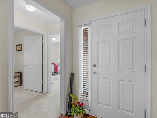 view of entrance foyer