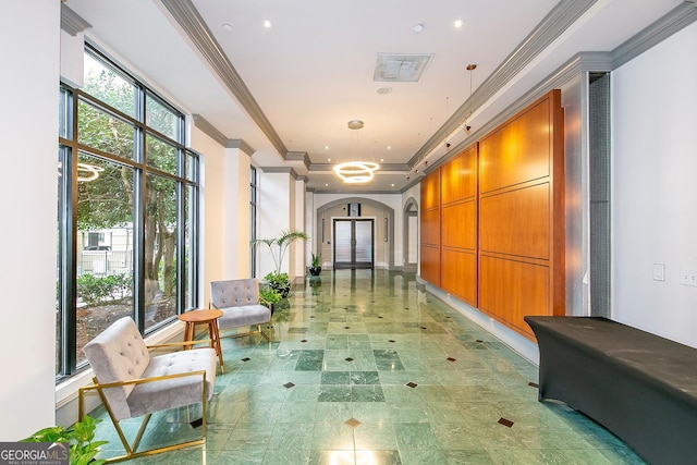 view of community lobby