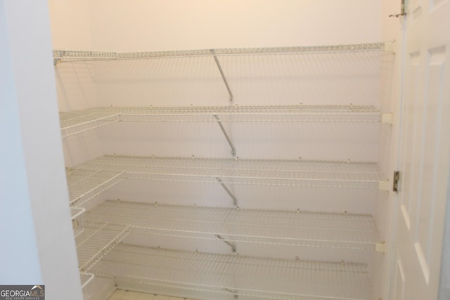 view of pantry