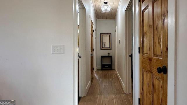 360 Prince Dr, Morganton, GA 30560 - corridor with light wood-type flooring and baseboards