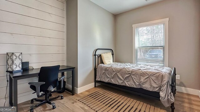 360 Prince Dr, Morganton, GA 30560 - bedroom with baseboards and light wood-style flooring
