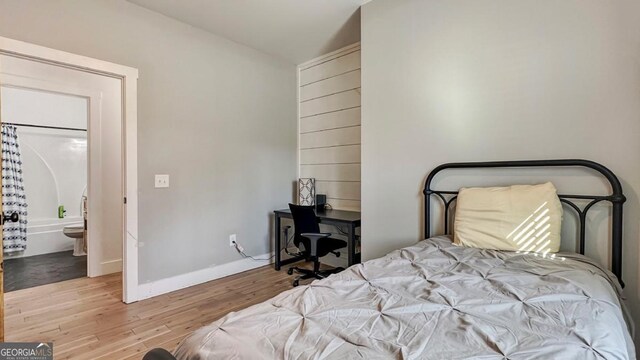 360 Prince Dr, Morganton, GA 30560 - bedroom with baseboards and wood finished floors