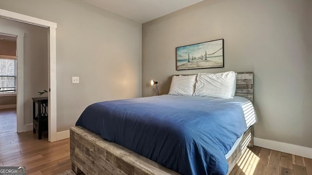 360 Prince Dr, Morganton, GA 30560 - bedroom with baseboards and hardwood / wood-style flooring