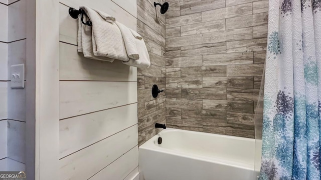 360 Prince Dr, Morganton, GA 30560 - bathroom with shower / tub combo with curtain