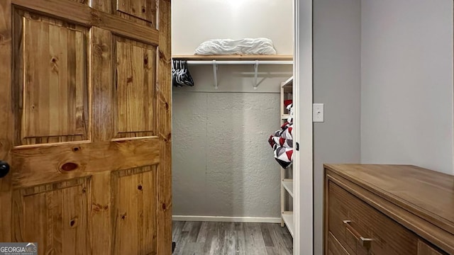 360 Prince Dr, Morganton, GA 30560 - walk in closet featuring wood finished floors
