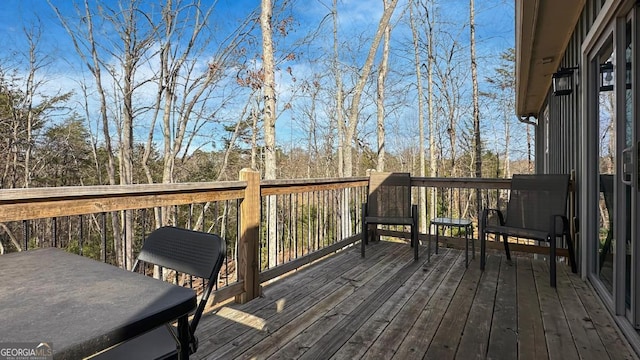 360 Prince Dr, Morganton, GA 30560 - view of deck