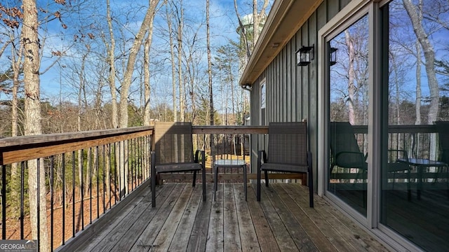 360 Prince Dr, Morganton, GA 30560 - view of wooden terrace
