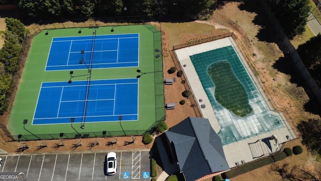 1295 Leisure Lake Dr, Lawrenceville, GA 30044 - drone / aerial view