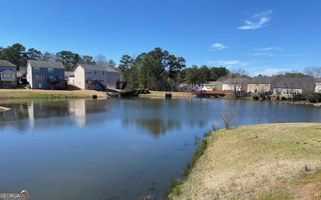 1295 Leisure Lake Dr, Lawrenceville, GA 30044 - view of water feature with a residential view