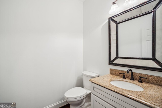8625 Anchor On Lanier Ct, Gainesville, GA 30506 - half bathroom with toilet and vanity
