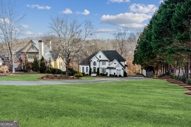 8625 Anchor On Lanier Ct, Gainesville, GA 30506 - view of green lawn featuring driveway