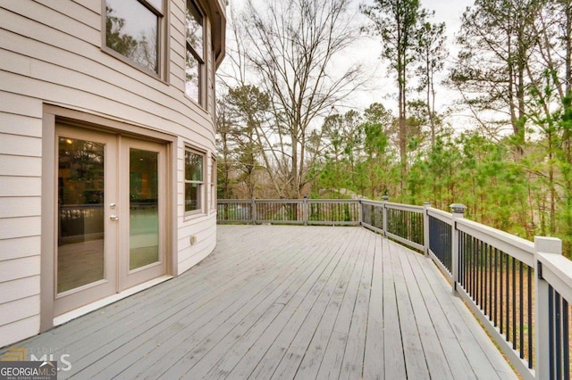 3810 Galloway Dr NE, Roswell, GA 30075 - deck with french doors