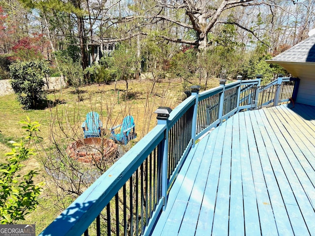 3810 Galloway Dr NE, Roswell, GA 30075 - view of wooden terrace
