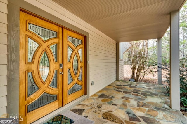 3810 Galloway Dr NE, Roswell, GA 30075 - entrance to property featuring a porch